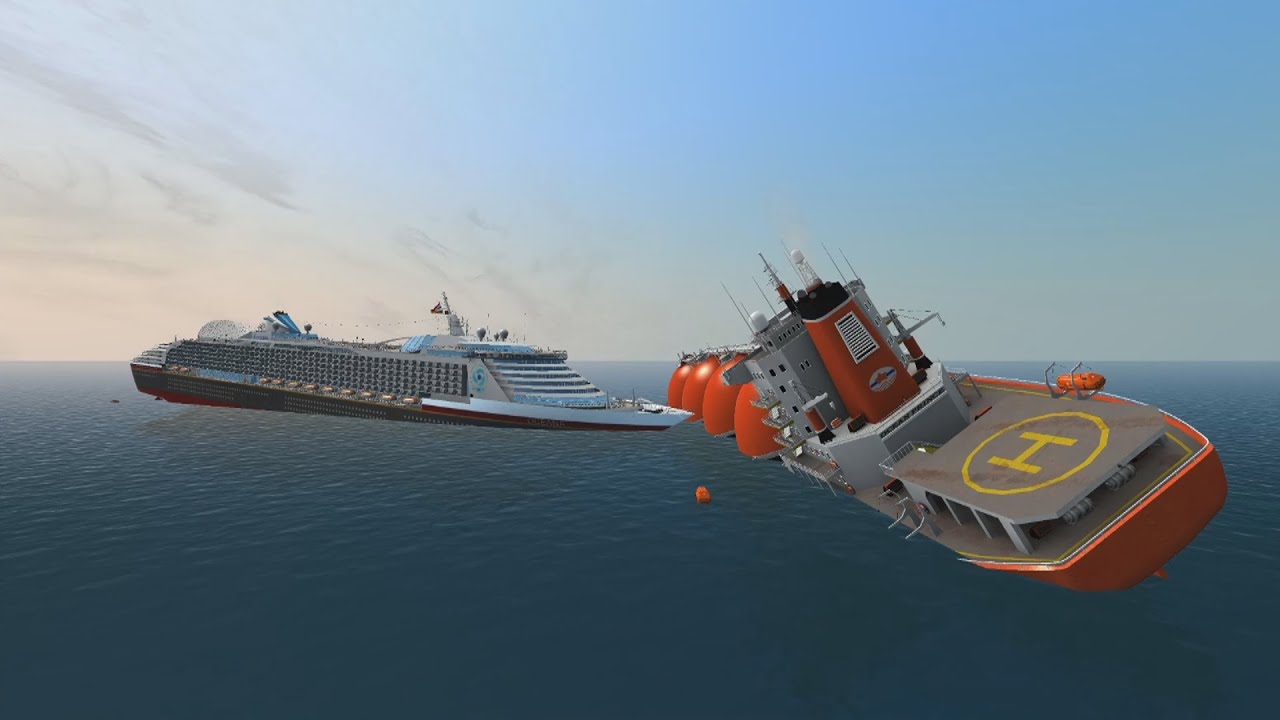 Ocean Liner and Tanker Collision Collision| Ship Simulator Extremes