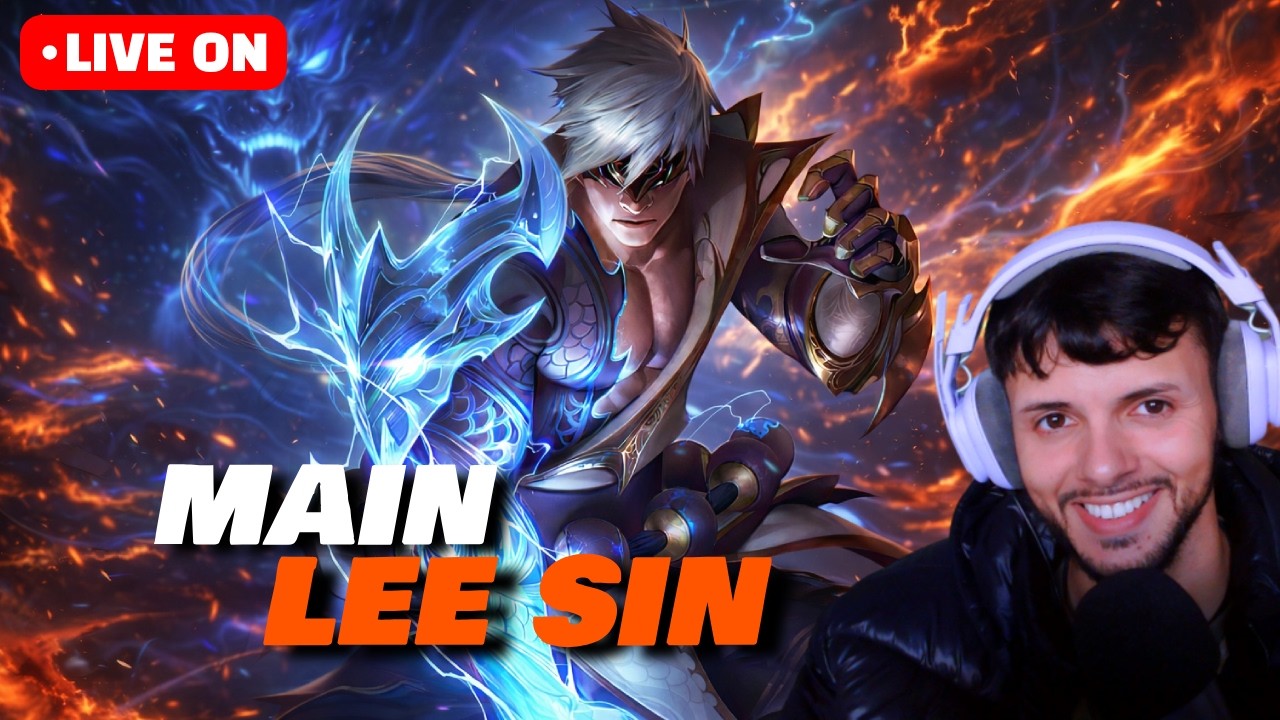 MAIN LEE SIN GM | RUMO AO CHALL - !pix !discord
