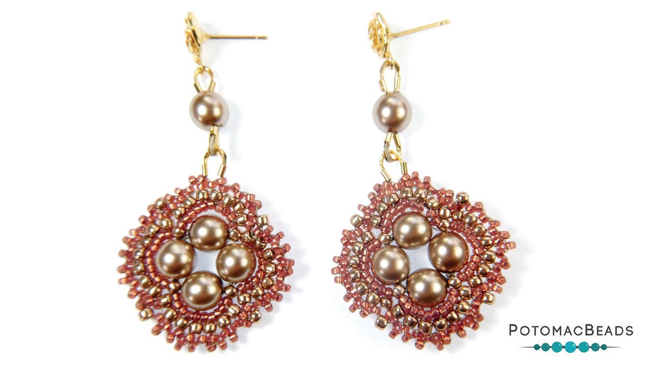 Ogee Earrings - DIY Jewelry Making Tutorial by PotomacBeads