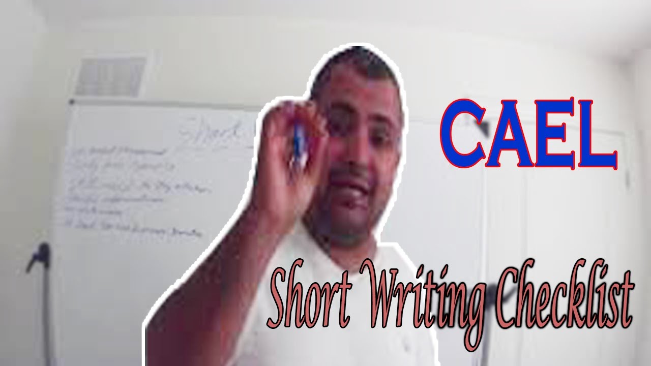 CAEL.Canadian Academic English language Test ||Short Writing Checklist Help you write your CAEL Test