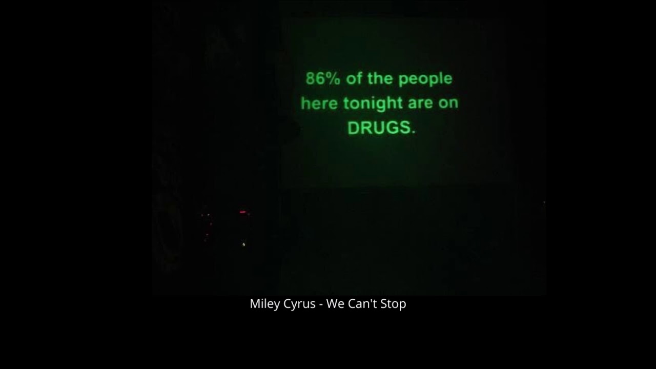 we can't stop (slowed)