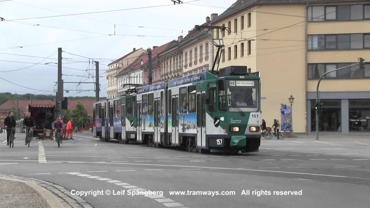 ViP Potsdam Strassenbahn / Trams at Platz der Einheit, Potsdam, Germany