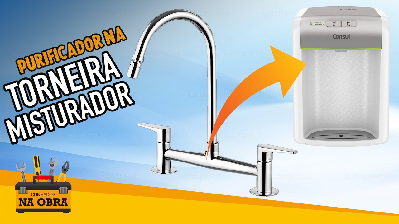 Instalar Purificador de Água Consul em Torneira Misturador