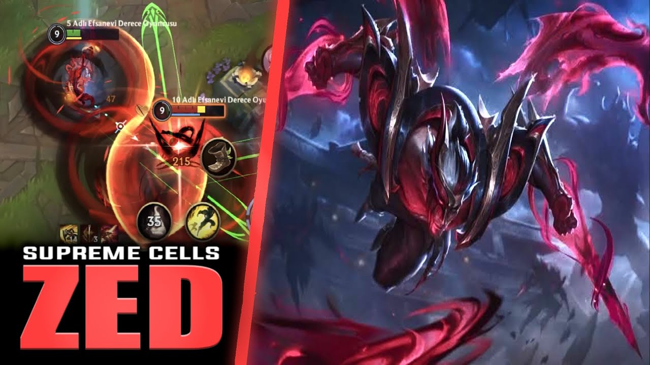 Wild Rift: Üstün Birlik Zed Kusursuz Öğretici Gameplay | (Build & Runes)