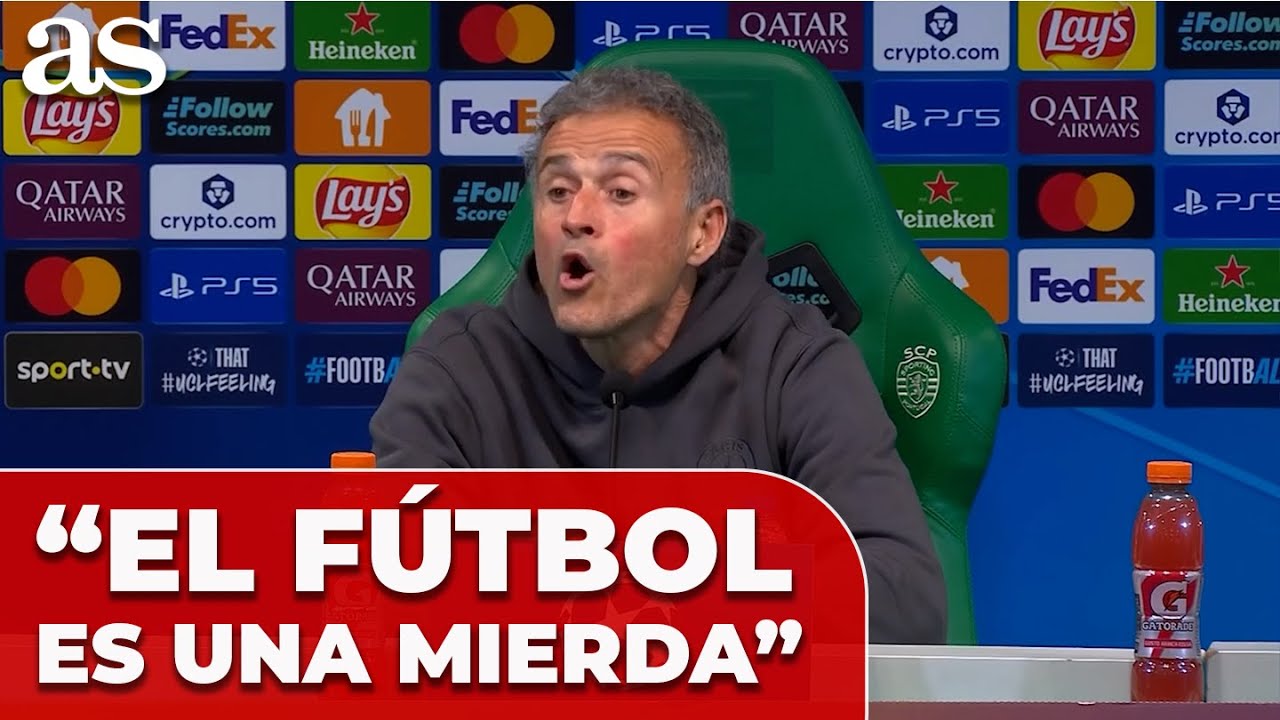 La BRUTAL RAJADA de LUIS ENRIQUE tras la DERROTA del PSG: "EL FÚTBOL ES UNA MIERDA"