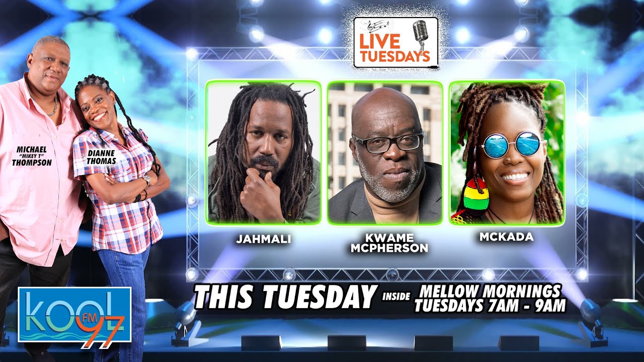 Live Tuesday | Performance from Jahmali, McKada & Kwame McPherson