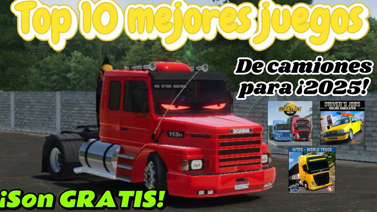 😱¡TOP 10 MEJORES JUEGOS DE CAMIONES PARA ANDROID Y IOS 2025!😎