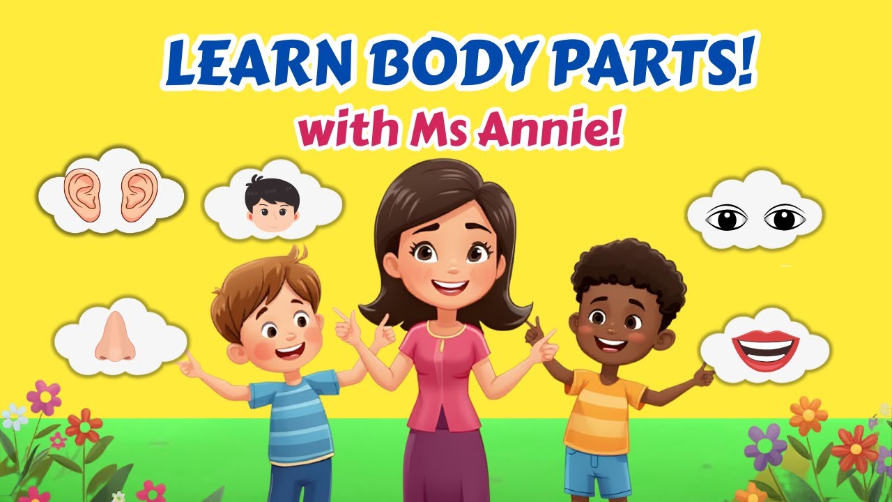 Body Parts for Kids | Interactive Preschool Lesson