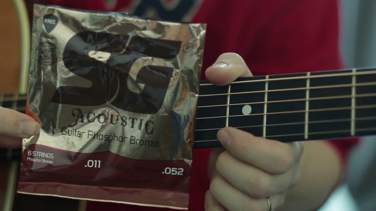 SG Phosphor Bronze strings 011-052 test-Martin D-28