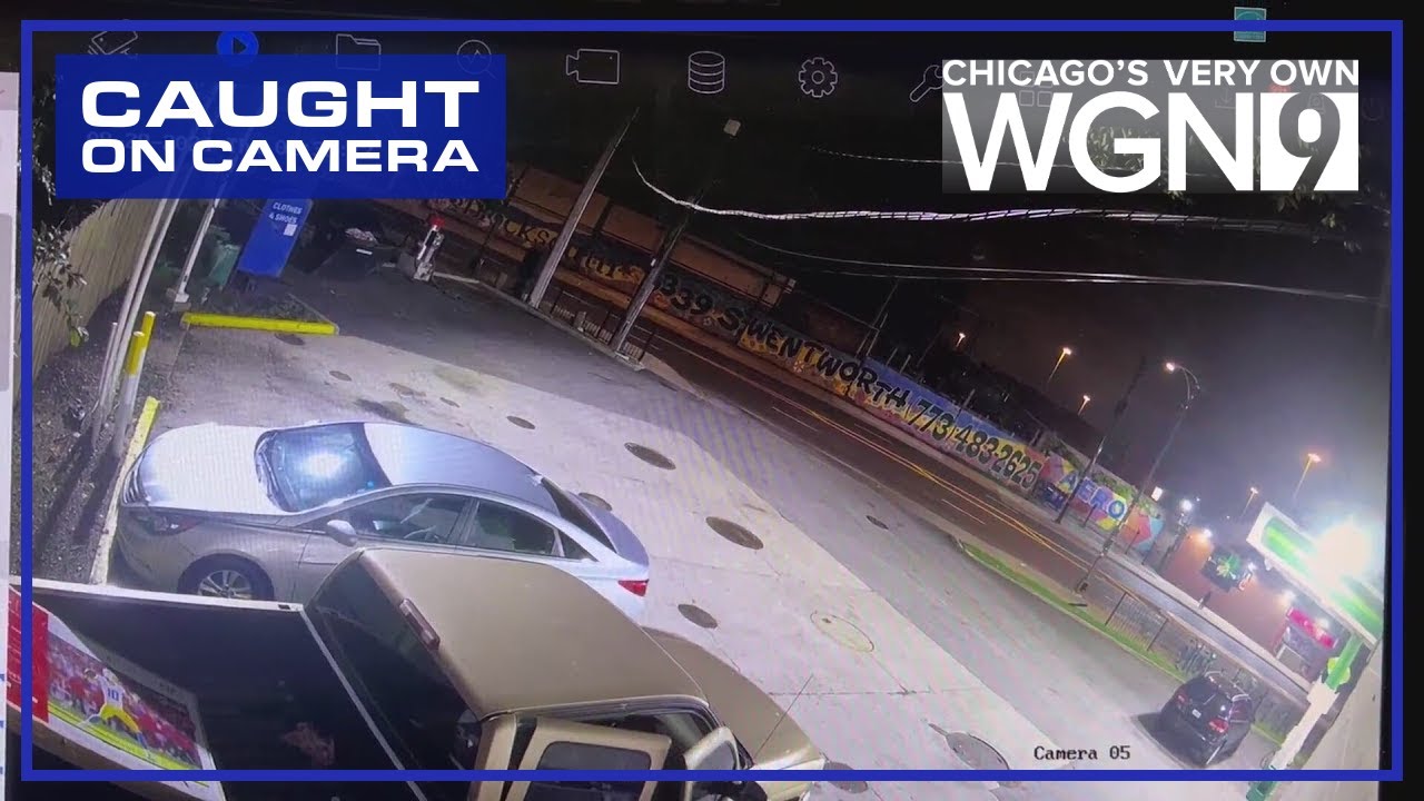 Chicago police interrupt South Side train heist, dozens of TVs left behind; shown on surveillance vi
