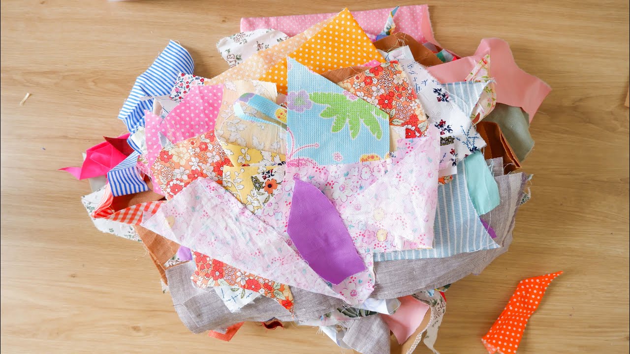 Don't Throw Away Your Scrap Fabric | Sewing Idea Form Left Over Fabric And Old Jeans