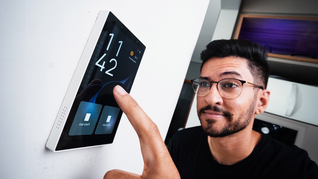 Esse INTERRUPTOR COM TELA pode controlar toda a sua casa! | Painel Inteligente NovaDigital