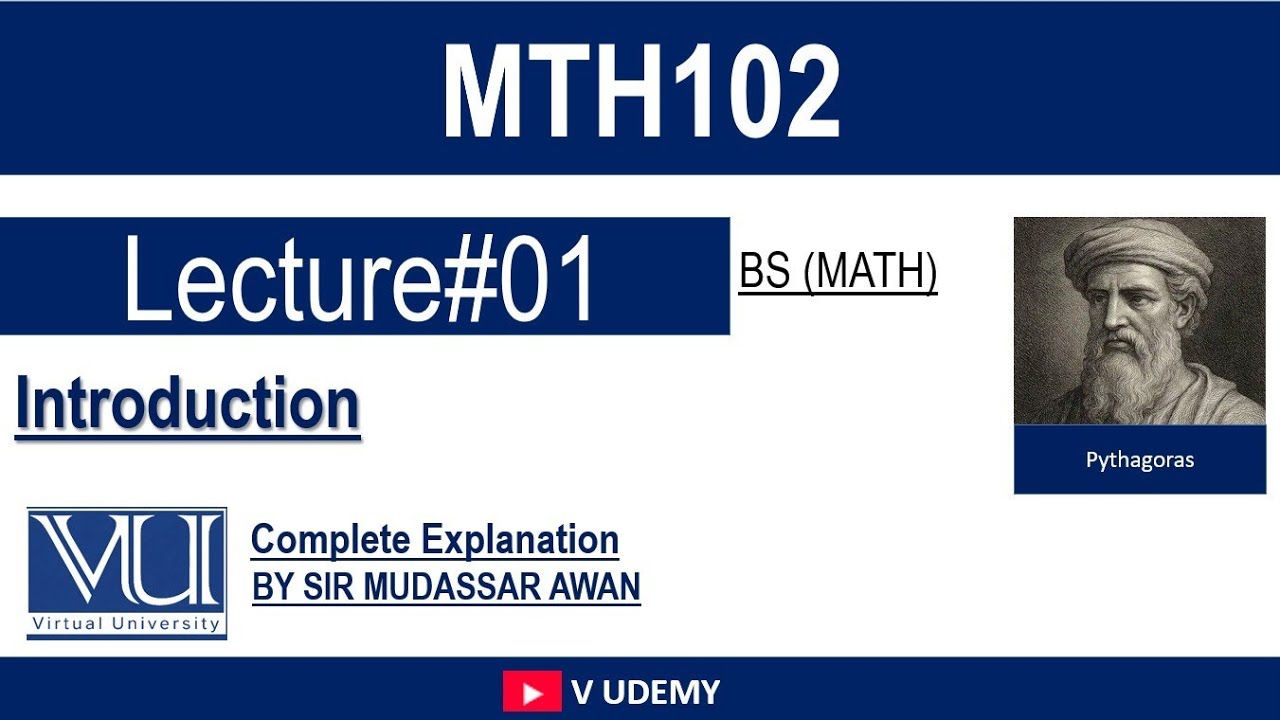 MTH 102 | Topic 01 | Numbering System | BS Maths | VU