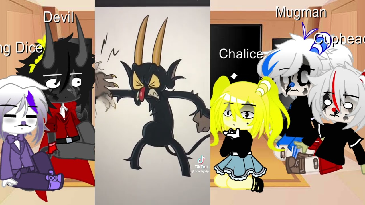 Part 3 of Cuphead characters react (last part) check description for the TikTok users