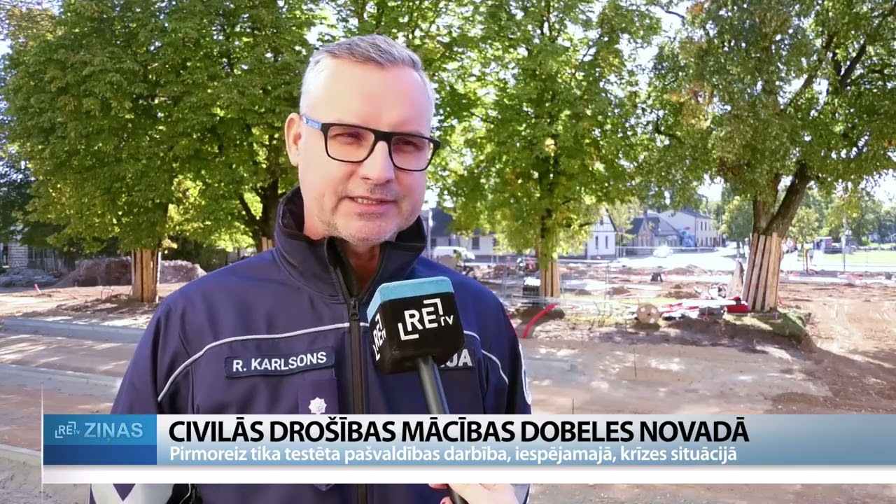 Civilās drošības mācības Dobelē: ko darīt, ja pazūd elektrība