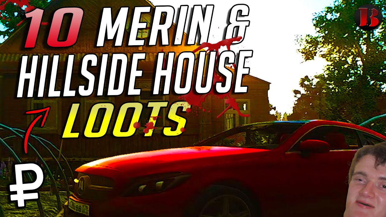 Escape From Tarkov - 10 Red Merin Car Key & Hillside House Key Combination Loot Runs