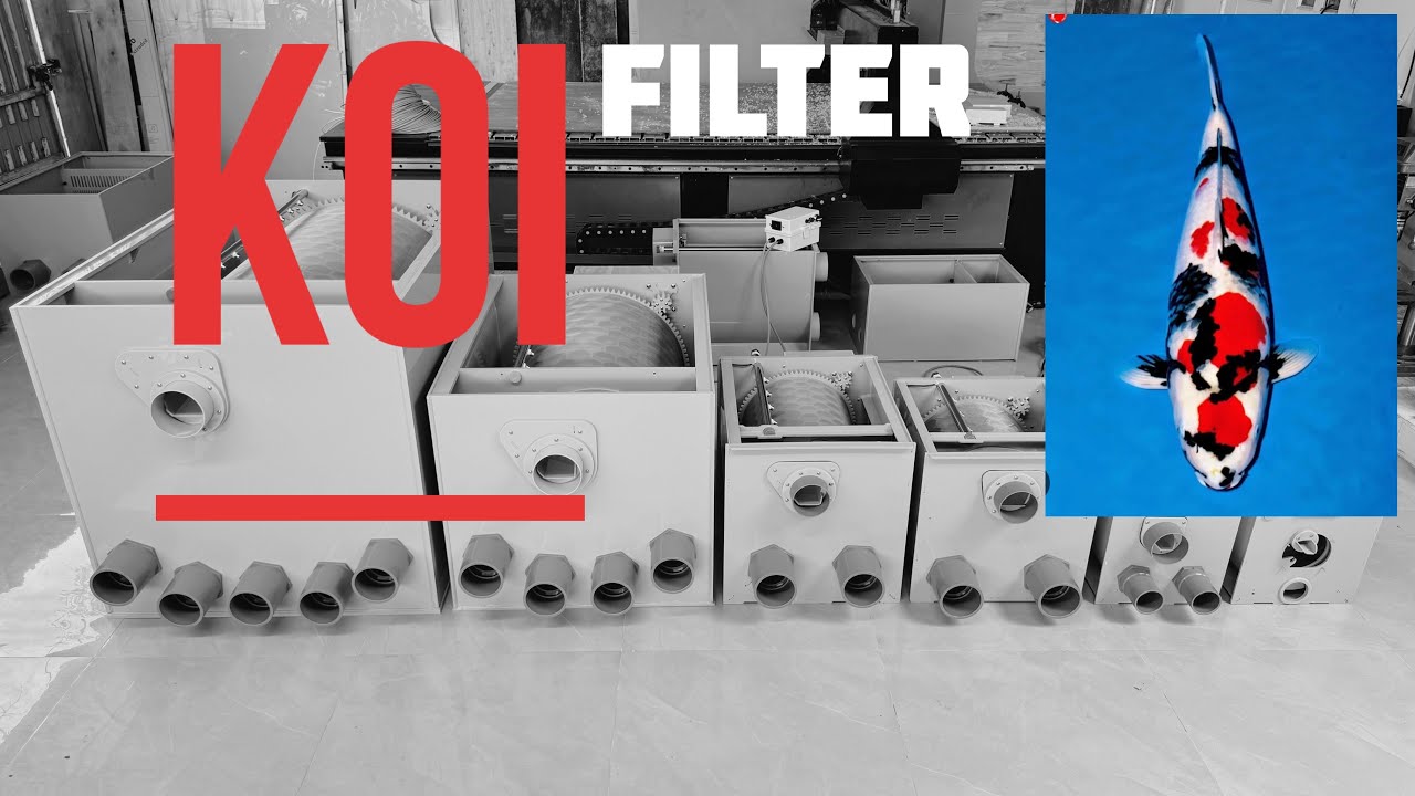 #PondFilter #DrumFilter #FishPond
