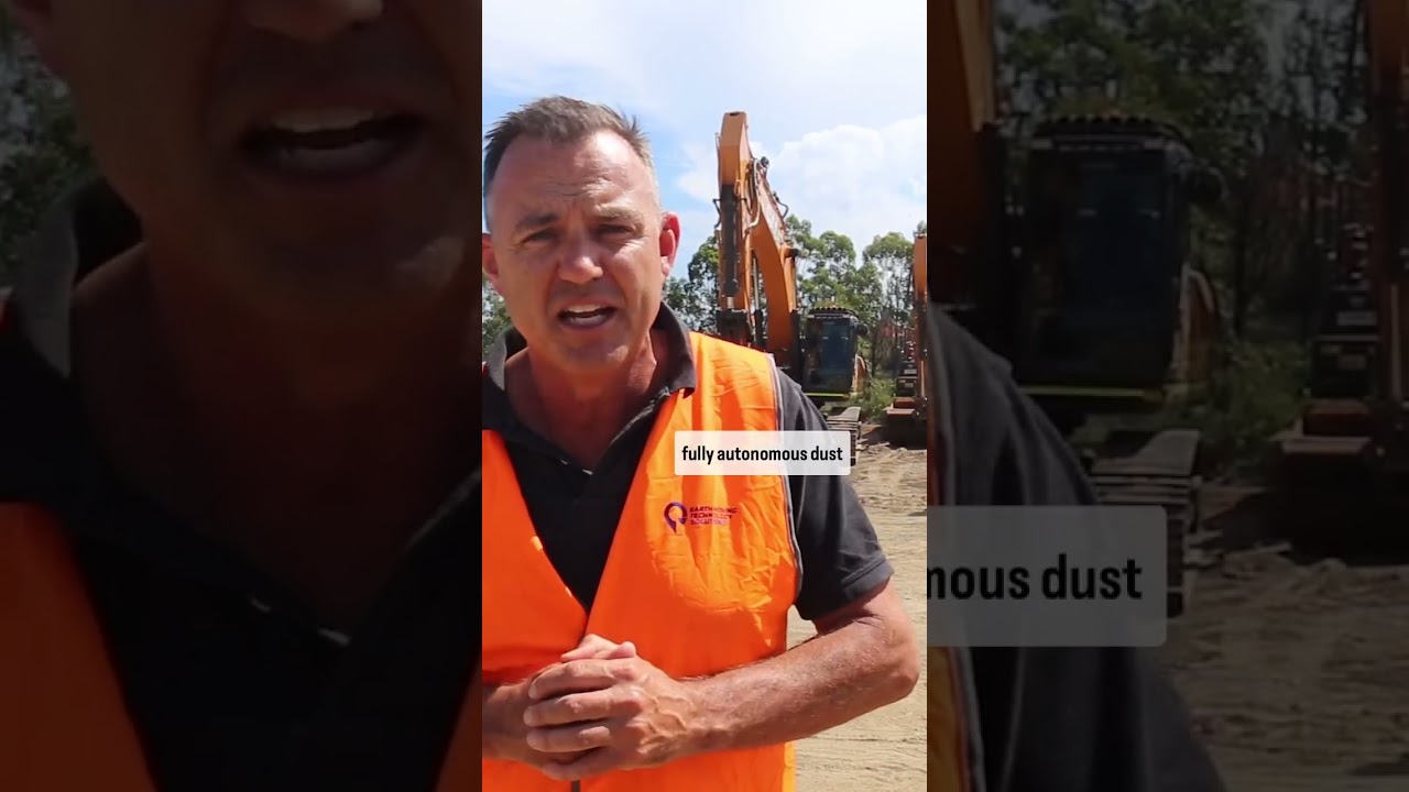 Autonomous Dust Suppression has arrived in Australia #shorts
