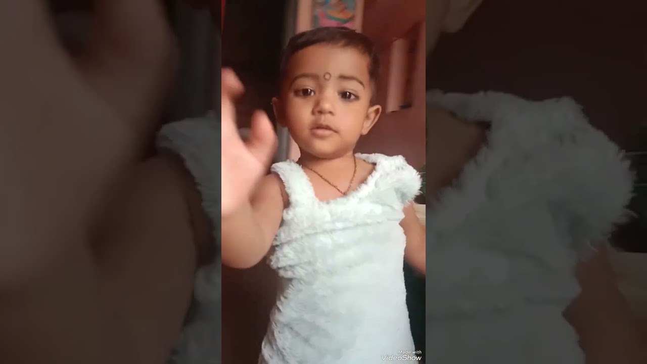 grandfather and  grand daughter  chit chat video.