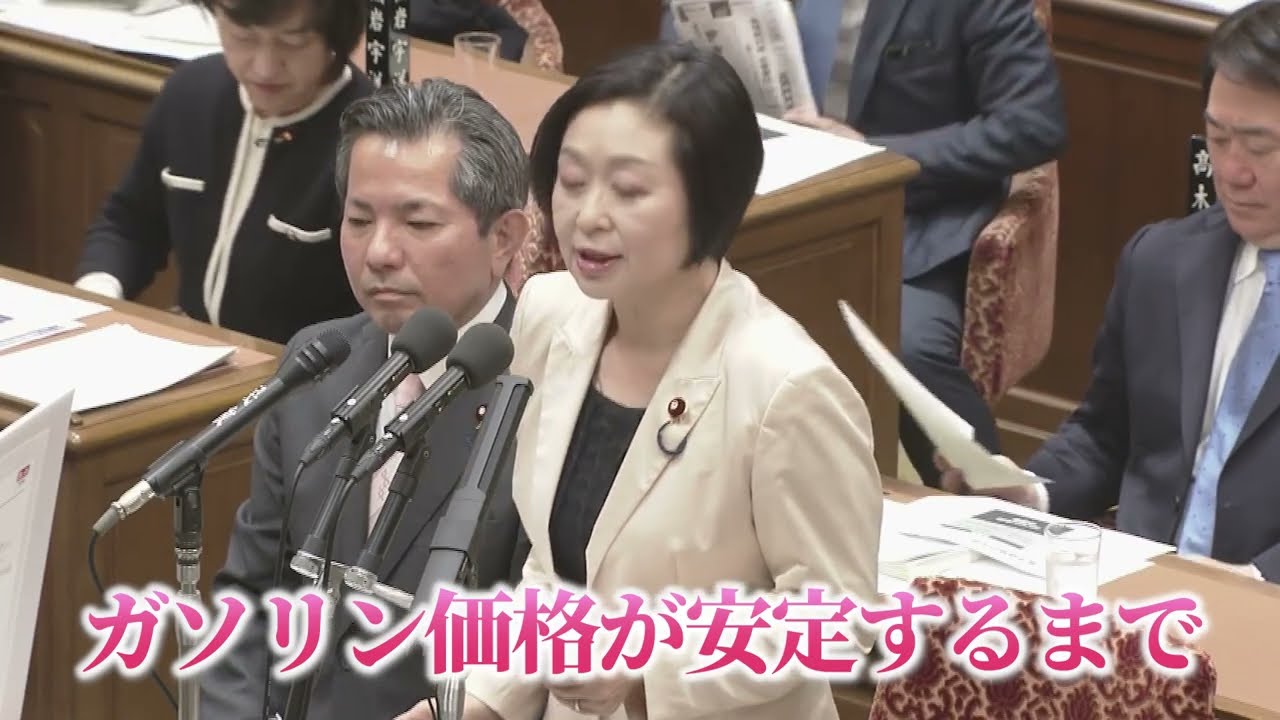 ガソリン価格が安定するまで、ガソリン税はゼロに!! 2025/3/3 予算委員会