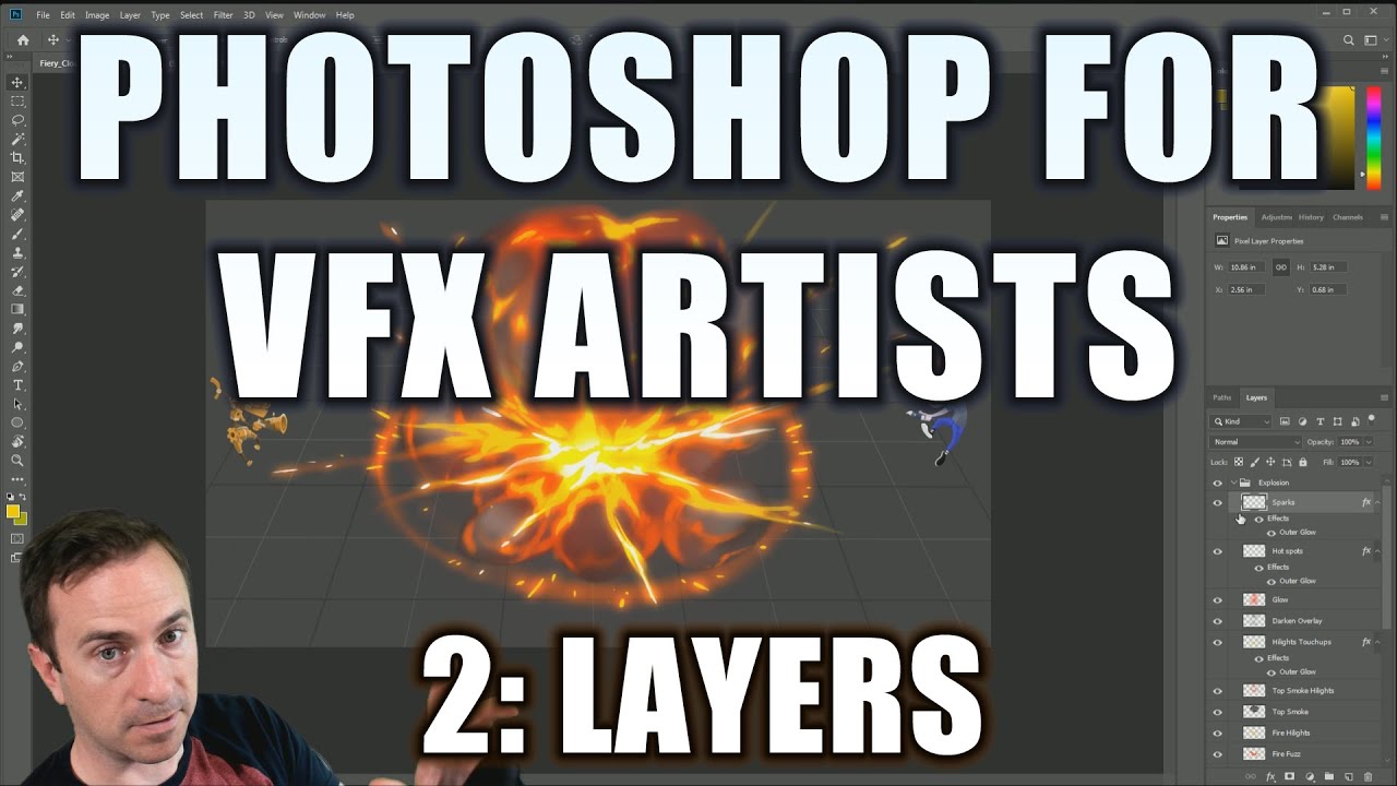Photoshop for Game VFX #2: Layers