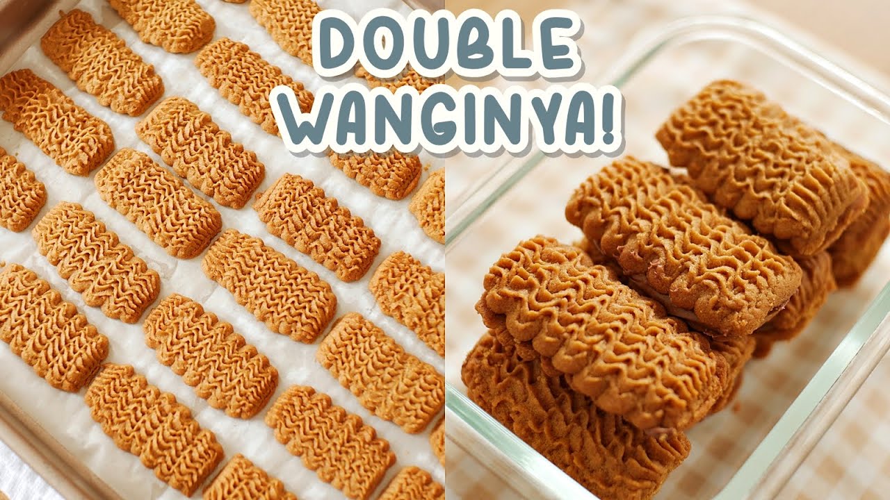 PALM SUGAR BUTTER COOKIES SANDWICH!! Double Wanginya!