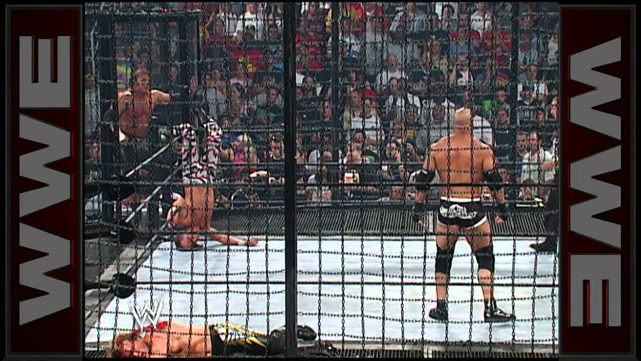 Goldberg spears Chris Jericho into a pod: SummerSlam 2003