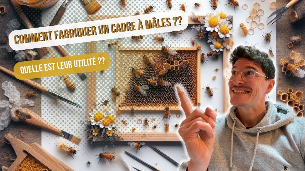 Pourquoi, quand et comment fabriquer/utiliser les cadres à mâles (faux bourdons) d’une ruche? [CS2]