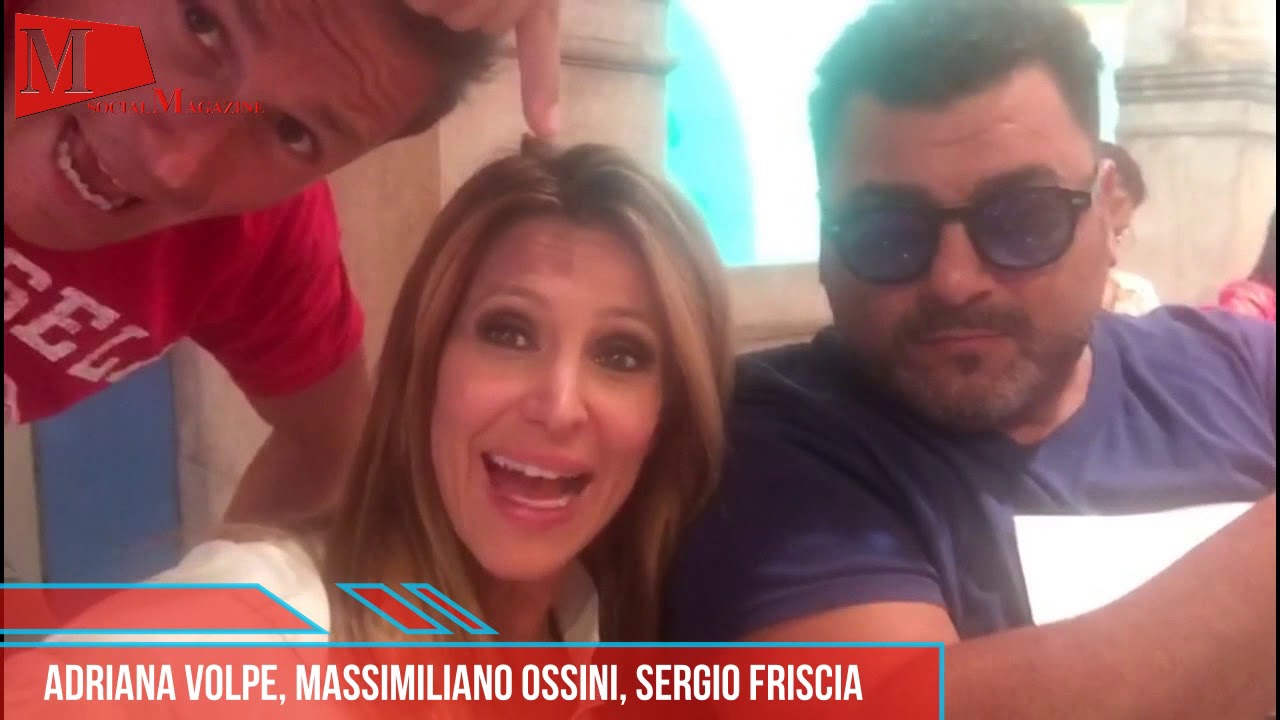 I saluti di Adriana Volpe, Massimiliano Ossini e Sergio Friscia