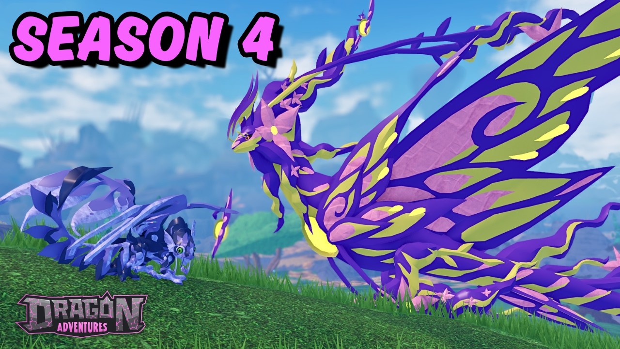 В игре Dragon Adventures Roblox появились два НОВЫХ дракона 4-го сезона! Хамелеф и Флорнимфис!