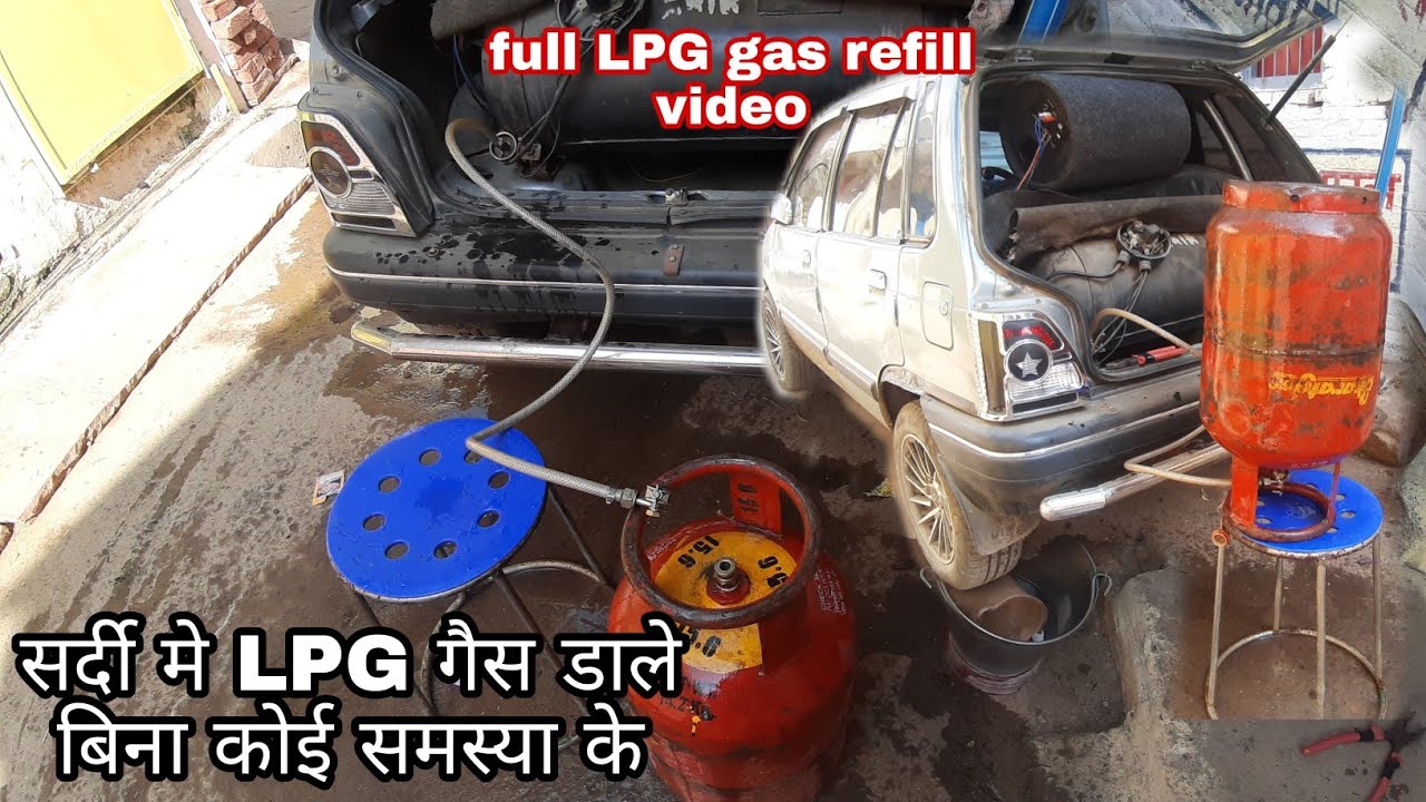 How to refill car Lpg | how to filling LPG gas at All LPG CAR full details