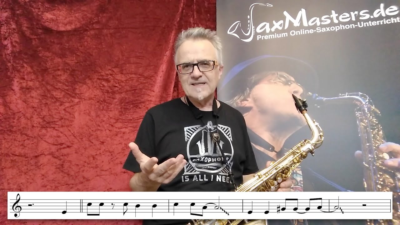 Melodien jazzig ausschmücken (2) Verzierungen: Vorschläge, Glissando, Bending  (Saxophon Praxis)