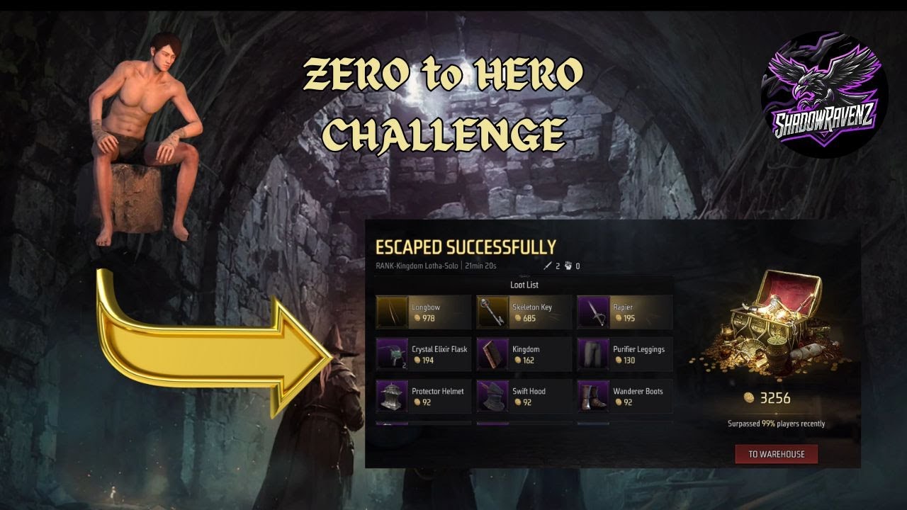Gold and Glory: Zero to Hero Challenge (Rogue)