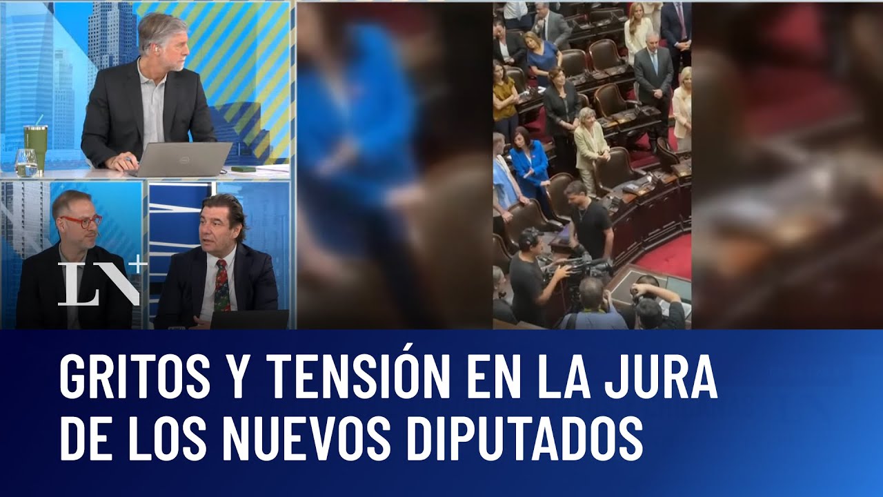Entre gritos y tensi&oacute;n, juraron los 127 nuevos diputados en el Congreso