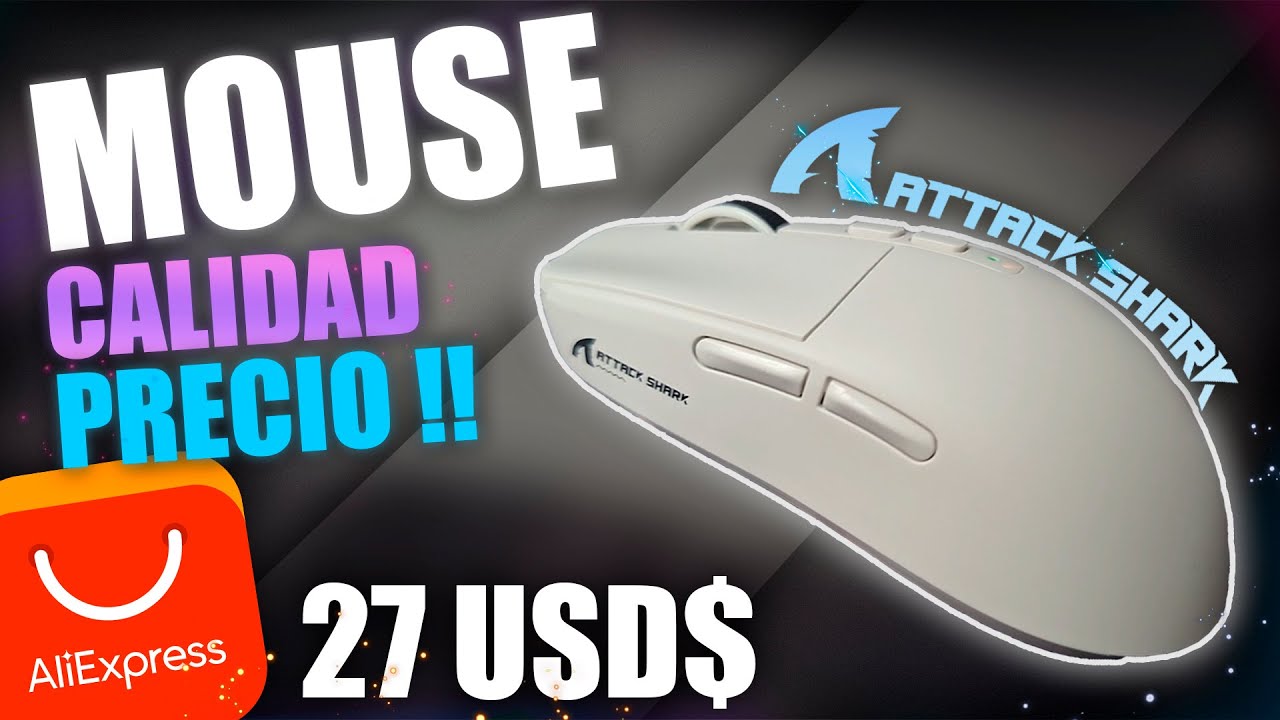 MOUSE ATTACK SHARK X6 [UNBOXING / REVIEW 1 MES DE USO] ✅