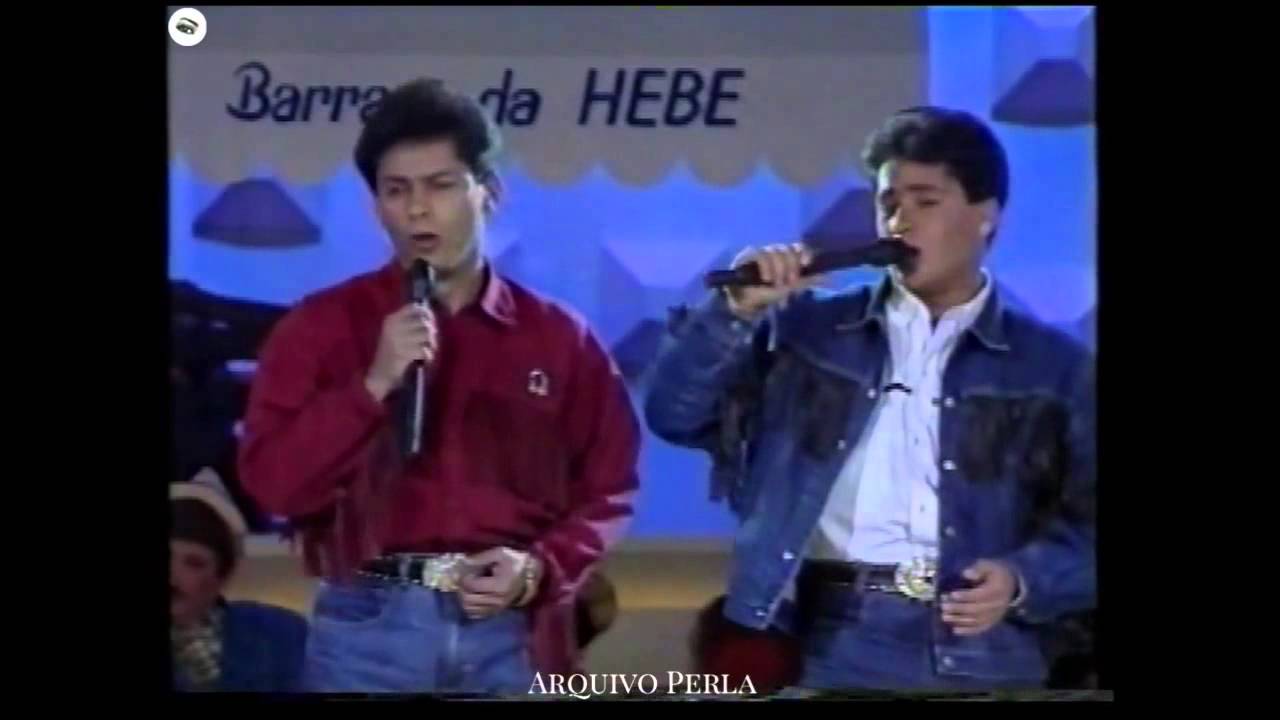 Leandro e Leonardo - Talismã  - Programa da  Hebe - 1990