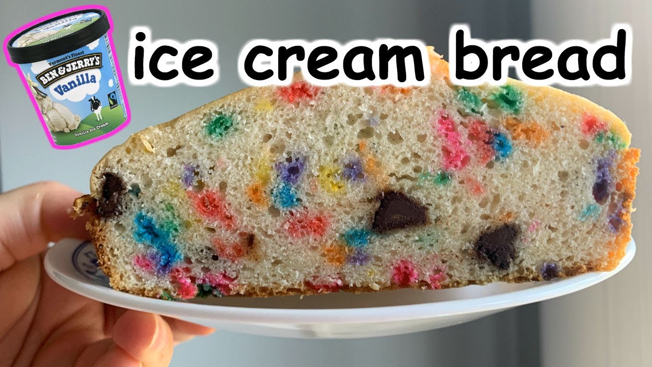 Ice Cream Bread: FOUR ingredients!