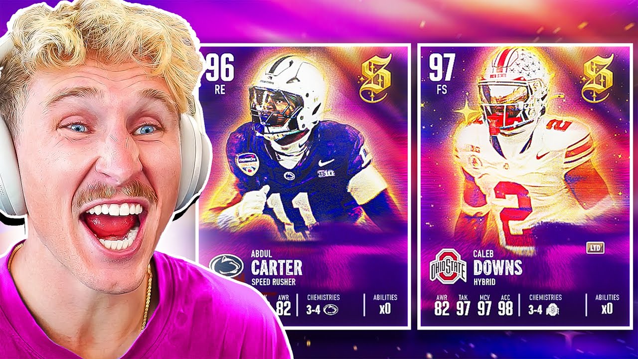 My Best College Football Pack Opening EVER!