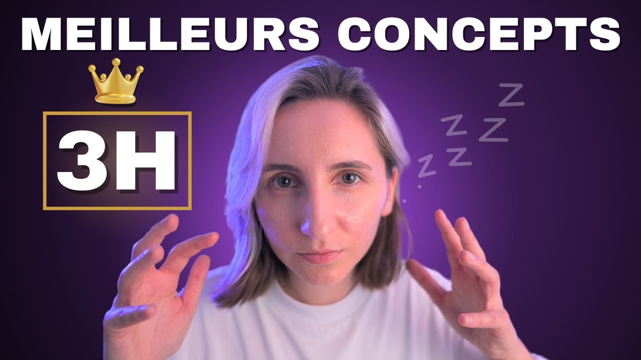 3H30 des MEILLEURS ASMR de ma chaîne (compilation ultime)