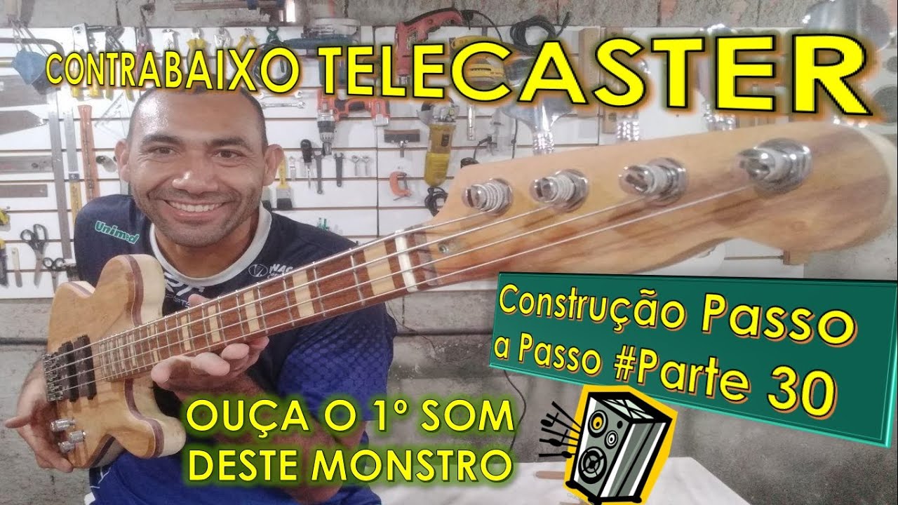 Construção Contrabaixo Telecaster 4C #Parte 30