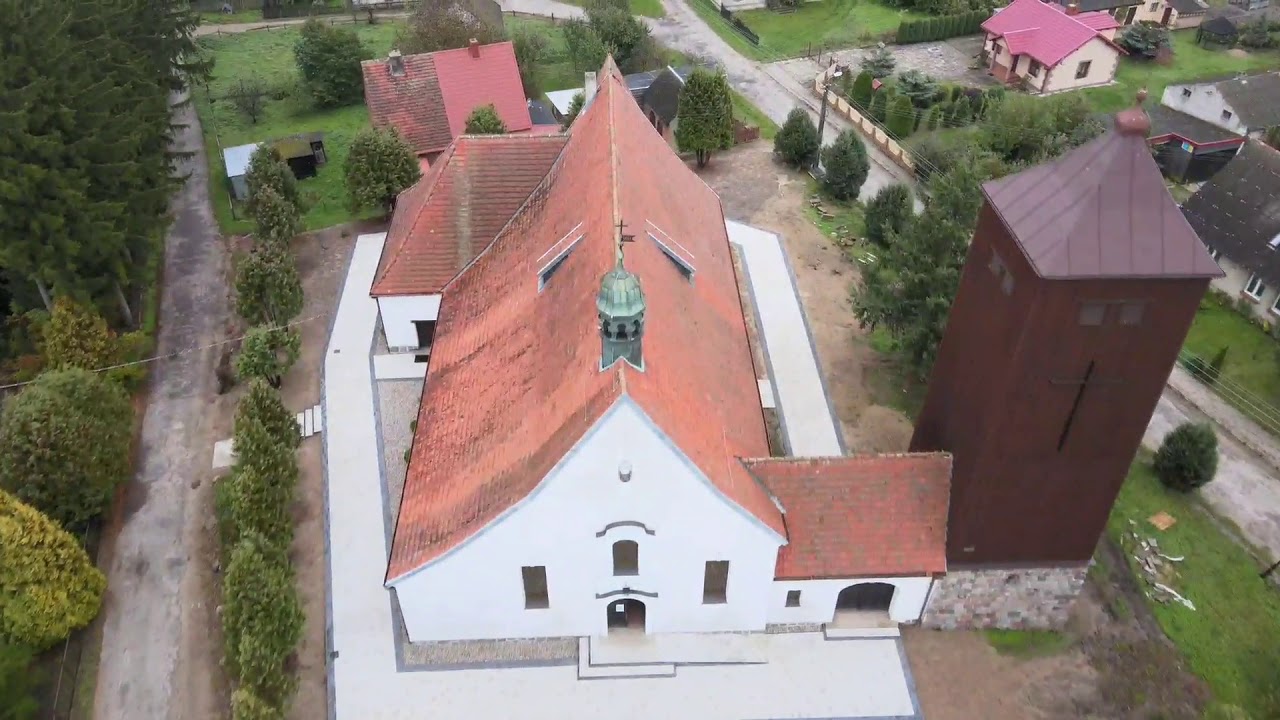 Jezioro Zwiniarz, kościół w Zwiniarzu, las Gaje