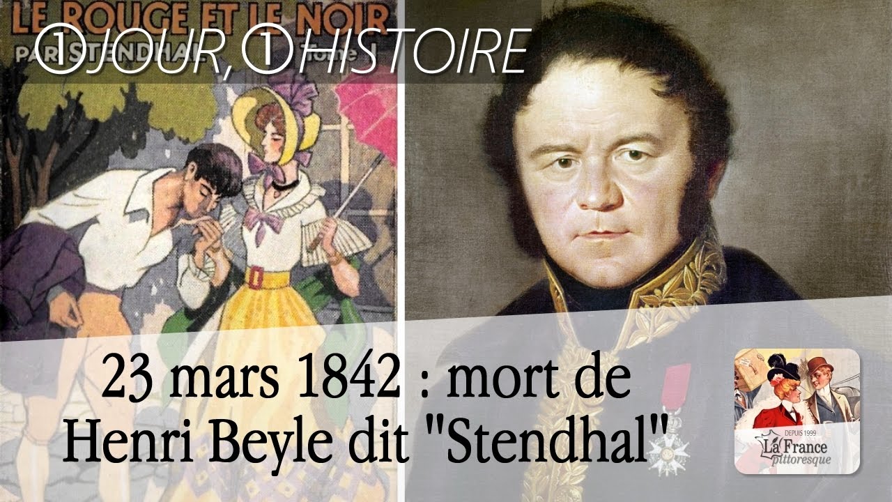 23 mars 1842 : mort de l&rsquo;&eacute;crivain Henri Beyle dit 