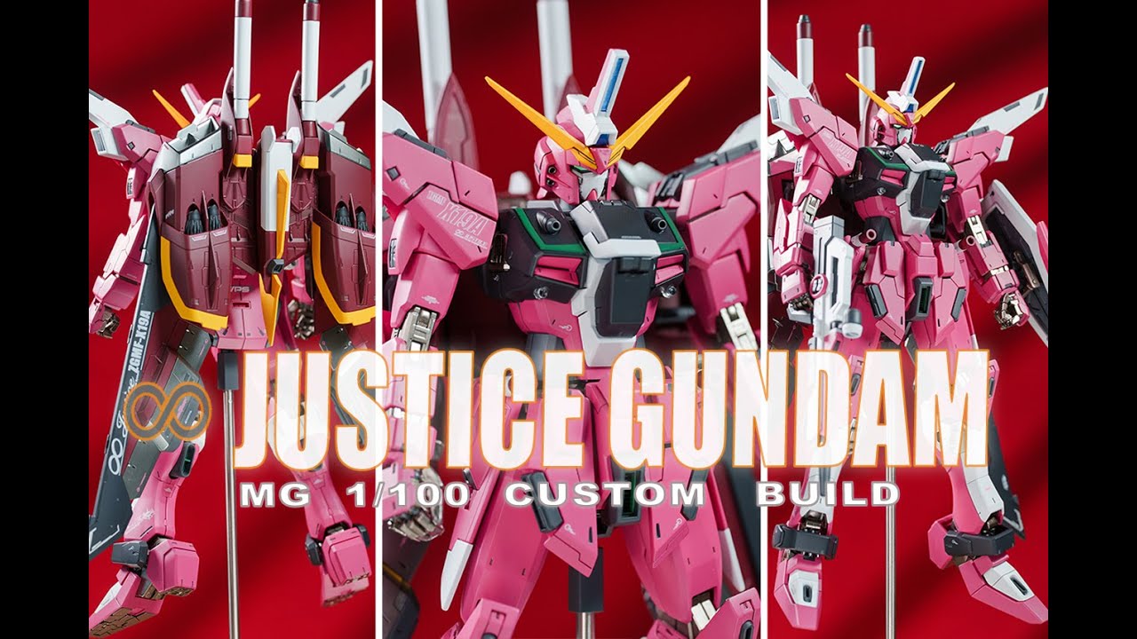 ♾️JUSTICE GUNDAM CUSTOM BUILD | 無限正義高達 製作過程 （廣東話 cc中文字幕）