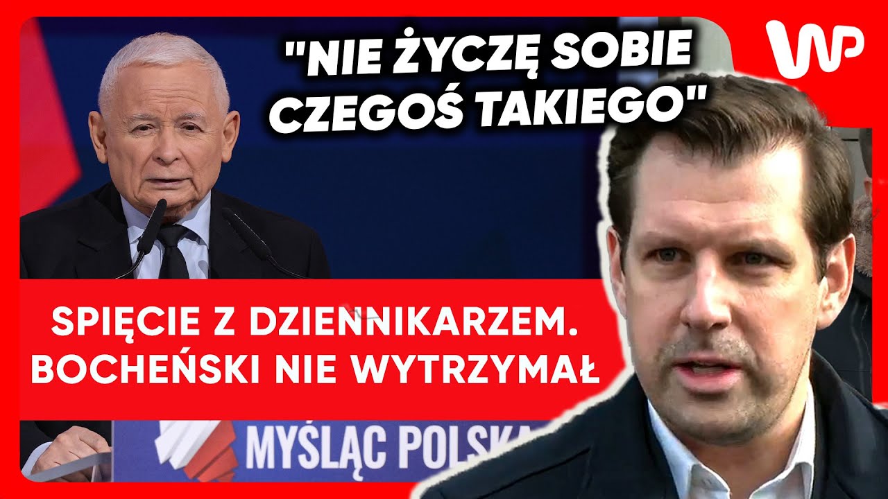 Spięcie Bocheńskiego z dziennikarzem. 