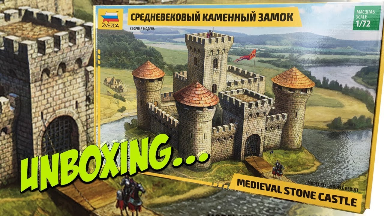 1/72nd Medieval Stone Castle | Unboxing