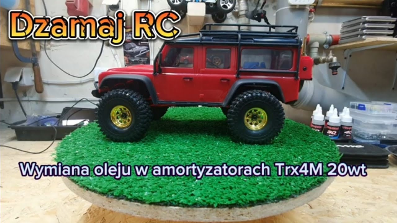 Jak naprawic amortyzatory Trx4-M!!! Wymiana oleju w ori amortyzatorach Trx4-M 20wt