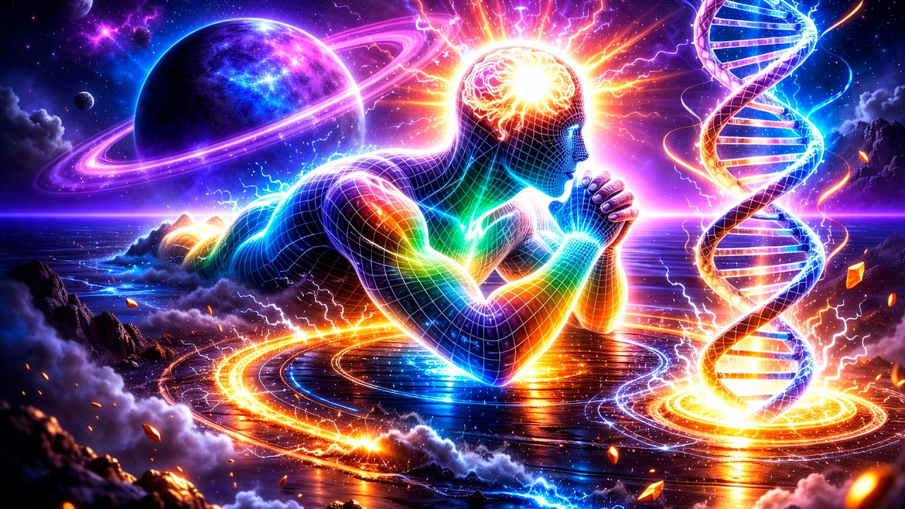 999Hz + 528Hz + 432Hz Частота Чуда ✨ Глубокое Исцеление ДНК и Космическая Активация Сна