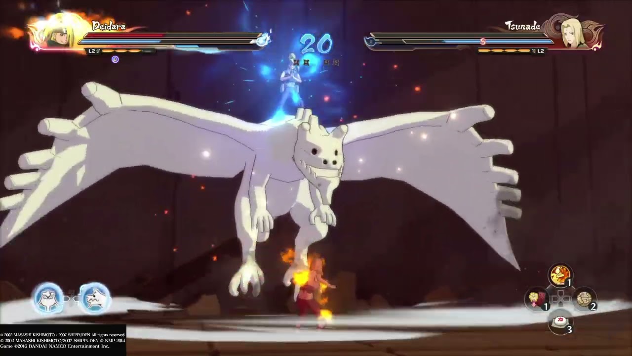 Deidara vs Tsunade Naruto Shippuden Ultimate Ninja Storm 4