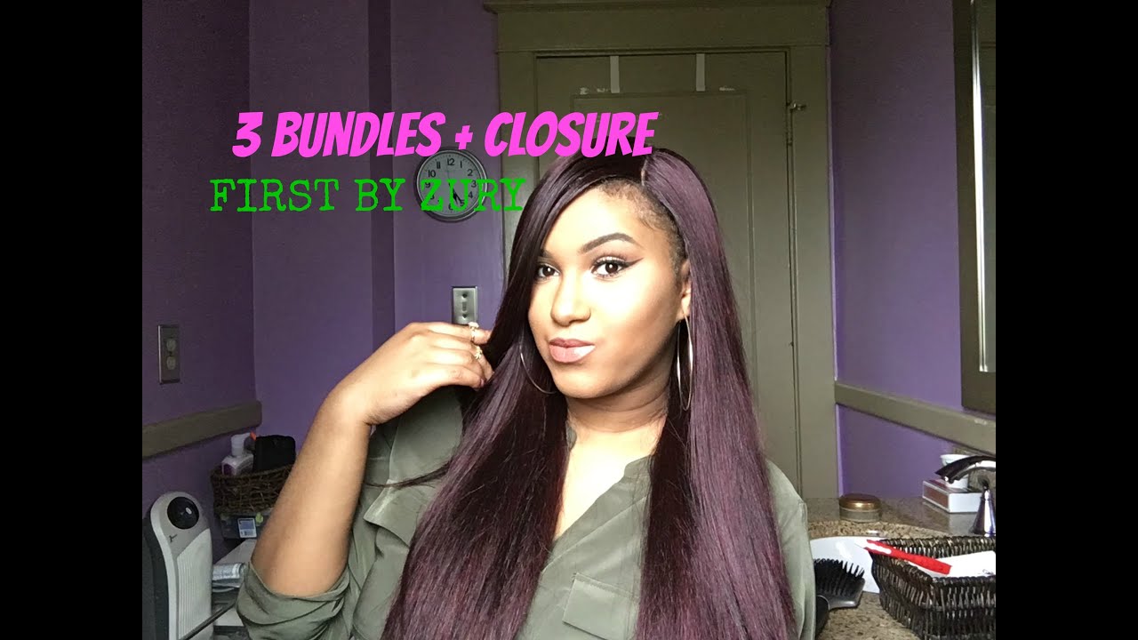 3 Bundles+Silk Base Closure $20 First by Zury | Hair Review