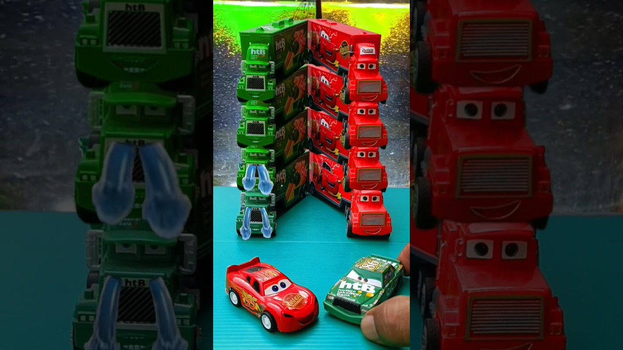 Lightning McQueen Or Chick Hicks? #toys #cars #mcqueen #truck #mcqueencars #pixarcars #disneycars